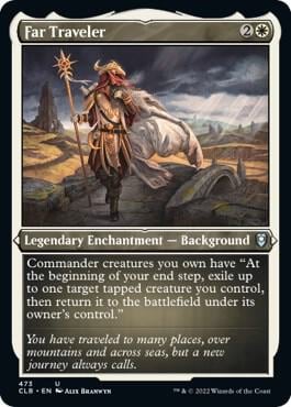 Far Traveler (Foil Etched), Commander Legends: Battle for Baldur's Gate 473