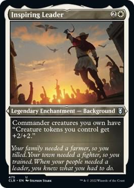 Inspiring Leader (Foil Etched), Commander Legends: Battle for Baldur's Gate 475