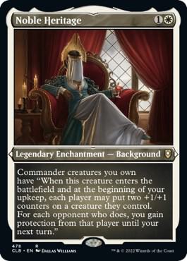 Noble Heritage (Foil Etched), Commander Legends: Battle for Baldur's Gate 478