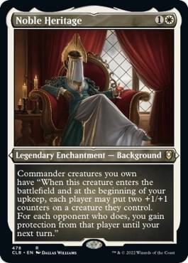 Noble Heritage (Foil Etched), Commander Legends: Battle for Baldur's Gate 478