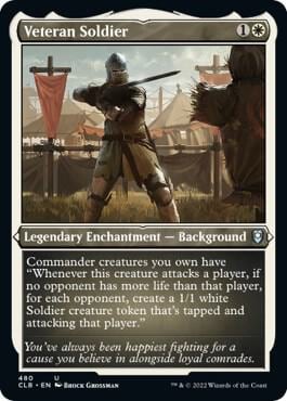 Veteran Soldier (Foil Etched), Commander Legends: Battle for Baldur's Gate 480