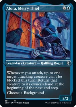 Alora, Merry Thief (Foil Etched), Commander Legends: Battle for Baldur's Gate 481