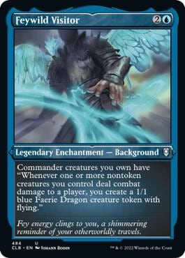 Feywild Visitor (Foil Etched), Commander Legends: Battle for Baldur's Gate 484