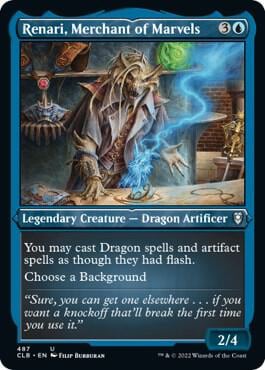 Renari, Merchant of Marvels (Foil Etched), Commander Legends: Battle for Baldur's Gate 487