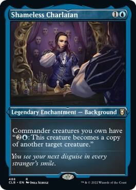 Shameless Charlatan (Foil Etched), Commander Legends: Battle for Baldur's Gate 488