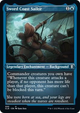 Sword Coast Sailor (Foil Etched), Commander Legends: Battle for Baldur's Gate 489
