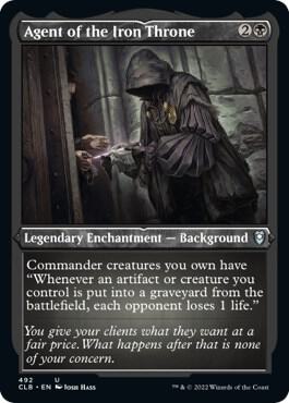 Agent of the Iron Throne (Foil Etched), Commander Legends: Battle for Baldur's Gate 492