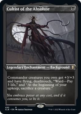 Cultist of the Absolute (Foil Etched), Commander Legends: Battle for Baldur's Gate 495