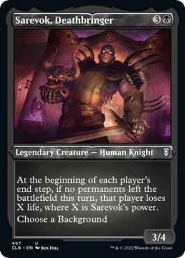 Sarevok, Deathbringer (Foil Etched), Commander Legends: Battle for Baldur's Gate 497