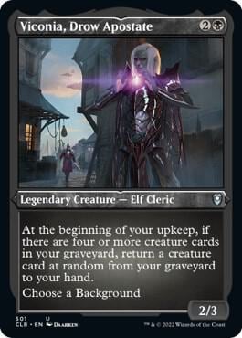 Viconia, Drow Apostate (Foil Etched), Commander Legends: Battle for Baldur's Gate 501