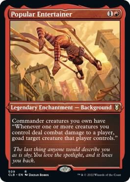 Popular Entertainer (Foil Etched), Commander Legends: Battle for Baldur's Gate 509