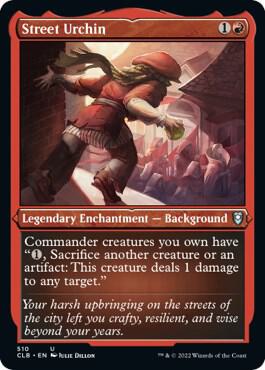Street Urchin (Foil Etched), Commander Legends: Battle for Baldur's Gate 510