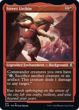 Street Urchin (Foil Etched), Commander Legends: Battle for Baldur's Gate 510