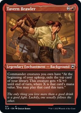 Tavern Brawler (Foil Etched), Commander Legends: Battle for Baldur's Gate 511