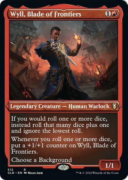Wyll, Blade of Frontiers (Foil Etched), Commander Legends: Battle for Baldur's Gate 512