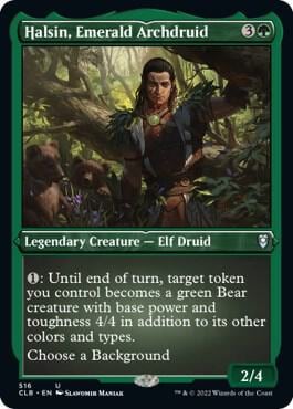 Halsin, Emerald Archdruid (Foil Etched), Commander Legends: Battle for Baldur's Gate 516