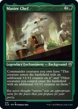 Master Chef (Foil Etched), Commander Legends: Battle for Baldur's Gate 519