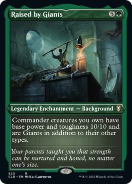 Raised by Giants (Foil Etched), Commander Legends: Battle for Baldur's Gate 520