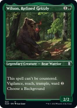 Wilson, Refined Grizzly (Foil Etched), Commander Legends: Battle for Baldur's Gate 522