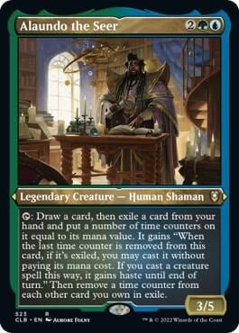 Alaundo the Seer (Foil Etched), Commander Legends: Battle for Baldur's Gate 523