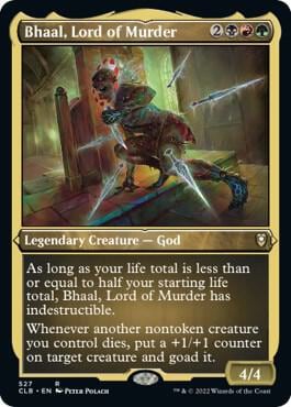 Bhaal, Lord of Murder (Foil Etched), Commander Legends: Battle for Baldur's Gate 527