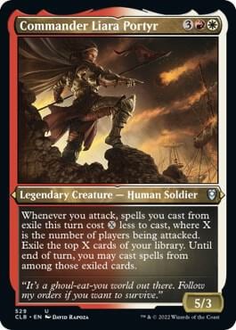 Commander Liara Portyr (Foil Etched), Commander Legends: Battle for Baldur's Gate 529