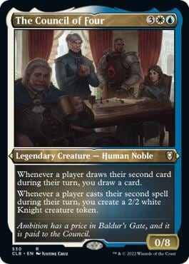 The Council of Four (Foil Etched), Commander Legends: Battle for Baldur's Gate 530
