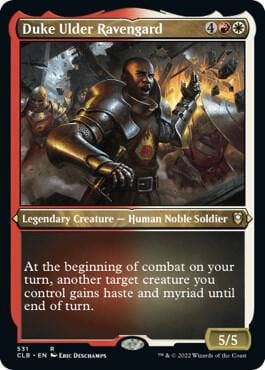 Duke Ulder Ravengard (Foil Etched), Commander Legends: Battle for Baldur's Gate 531