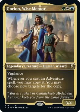 Gorion, Wise Mentor (Foil Etched), Commander Legends: Battle for Baldur's Gate 534