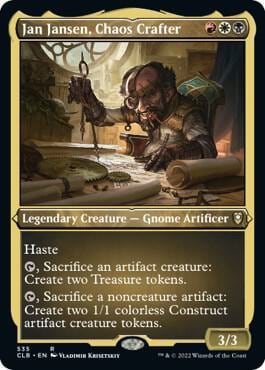 Jan Jansen, Chaos Crafter (Foil Etched), Commander Legends: Battle for Baldur's Gate 535