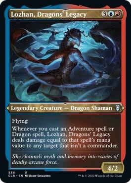 Lozhan, Dragons' Legacy (Foil Etched), Commander Legends: Battle for Baldur's Gate 539