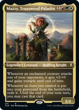 Mazzy, Truesword Paladin (Foil Etched), Commander Legends: Battle for Baldur's Gate 541
