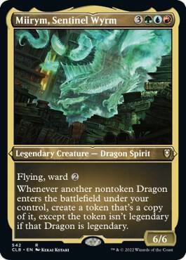 Miirym, Sentinel Wyrm (Foil Etched), Commander Legends: Battle for Baldur's Gate 542
