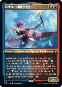 Neera, Wild Mage (Foil Etched), Commander Legends: Battle for Baldur's Gate 545