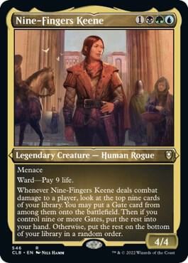 Nine-Fingers Keene (Foil Etched), Commander Legends: Battle for Baldur's Gate 546