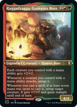 Raggadragga, Goreguts Boss (Foil Etched), Commander Legends: Battle for Baldur's Gate 548