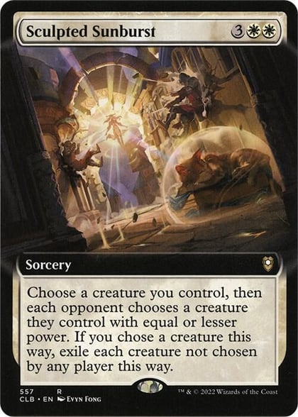 Sculpted Sunburst (Extended Art), Commander Legends: Battle for Baldur's Gate 557