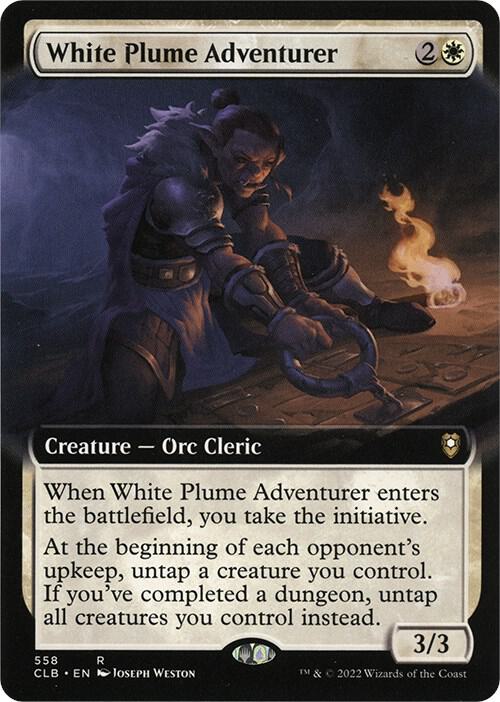 White Plume Adventurer (Extended Art), Commander Legends: Battle for Baldur's Gate 558