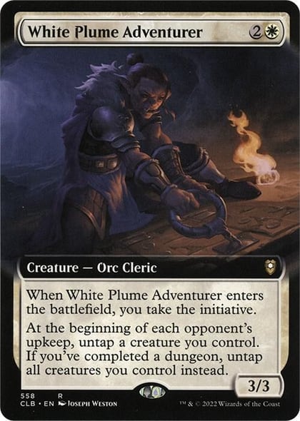 White Plume Adventurer (Extended Art), Commander Legends: Battle for Baldur's Gate 558