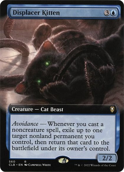 Displacer Kitten (Extended Art), Commander Legends: Battle for Baldur's Gate 560