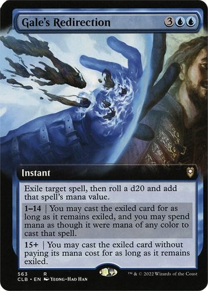 Gale's Redirection (Extended Art), Commander Legends: Battle for Baldur's Gate 563