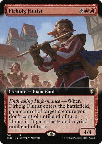 Firbolg Flutist (Extended Art), Commander Legends: Battle for Baldur's Gate 582