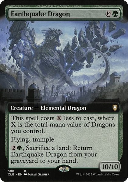 Earthquake Dragon (Extended Art), Commander Legends: Battle for Baldur's Gate 588