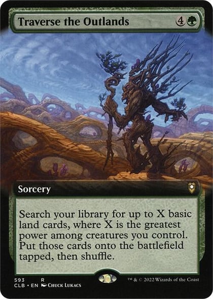 Traverse the Outlands (Extended Art), Commander Legends: Battle for Baldur's Gate 593