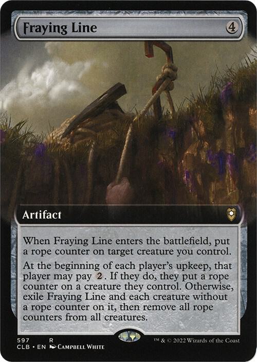 Fraying Line (Extended Art), Commander Legends: Battle for Baldur's Gate 597