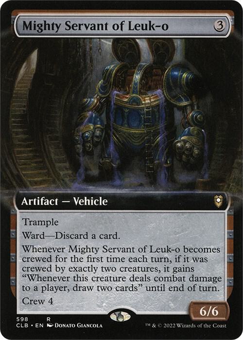 Mighty Servant of Leuk-o (Extended Art), Commander Legends: Battle for Baldur's Gate 598
