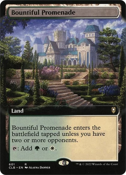 Bountiful Promenade (Extended Art), Commander Legends: Battle for Baldur's Gate 601