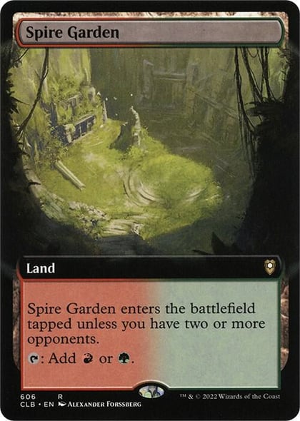 Spire Garden (Extended Art), Commander Legends: Battle for Baldur's Gate 606