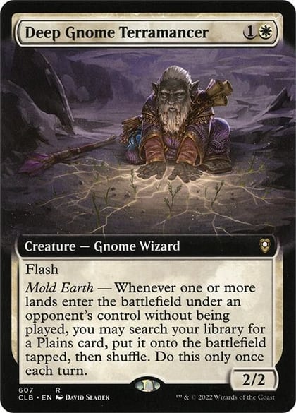 Deep Gnome Terramancer (Extended Art), Commander Legends: Battle for Baldur's Gate 607