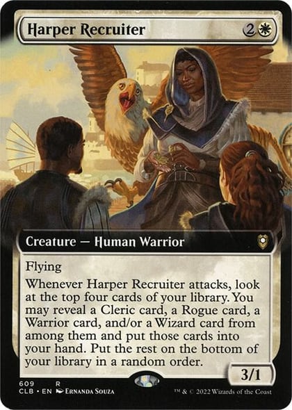 Harper Recruiter (Extended Art), Commander Legends: Battle for Baldur's Gate 609